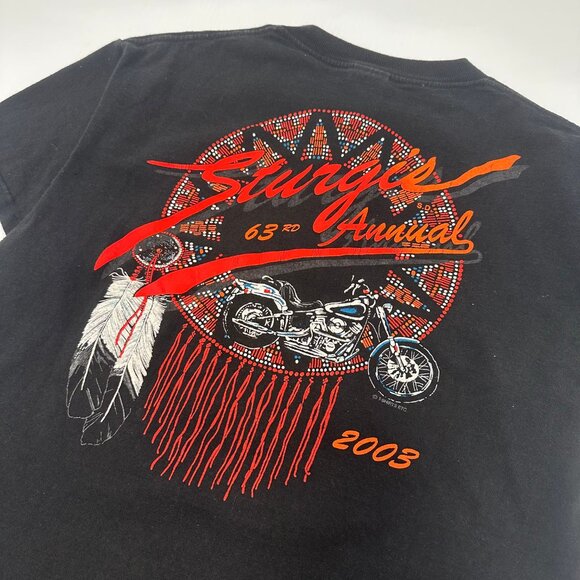 2003 Sturgis Bike Rally Eagle Graphic Tee M - Picture 4 of 5